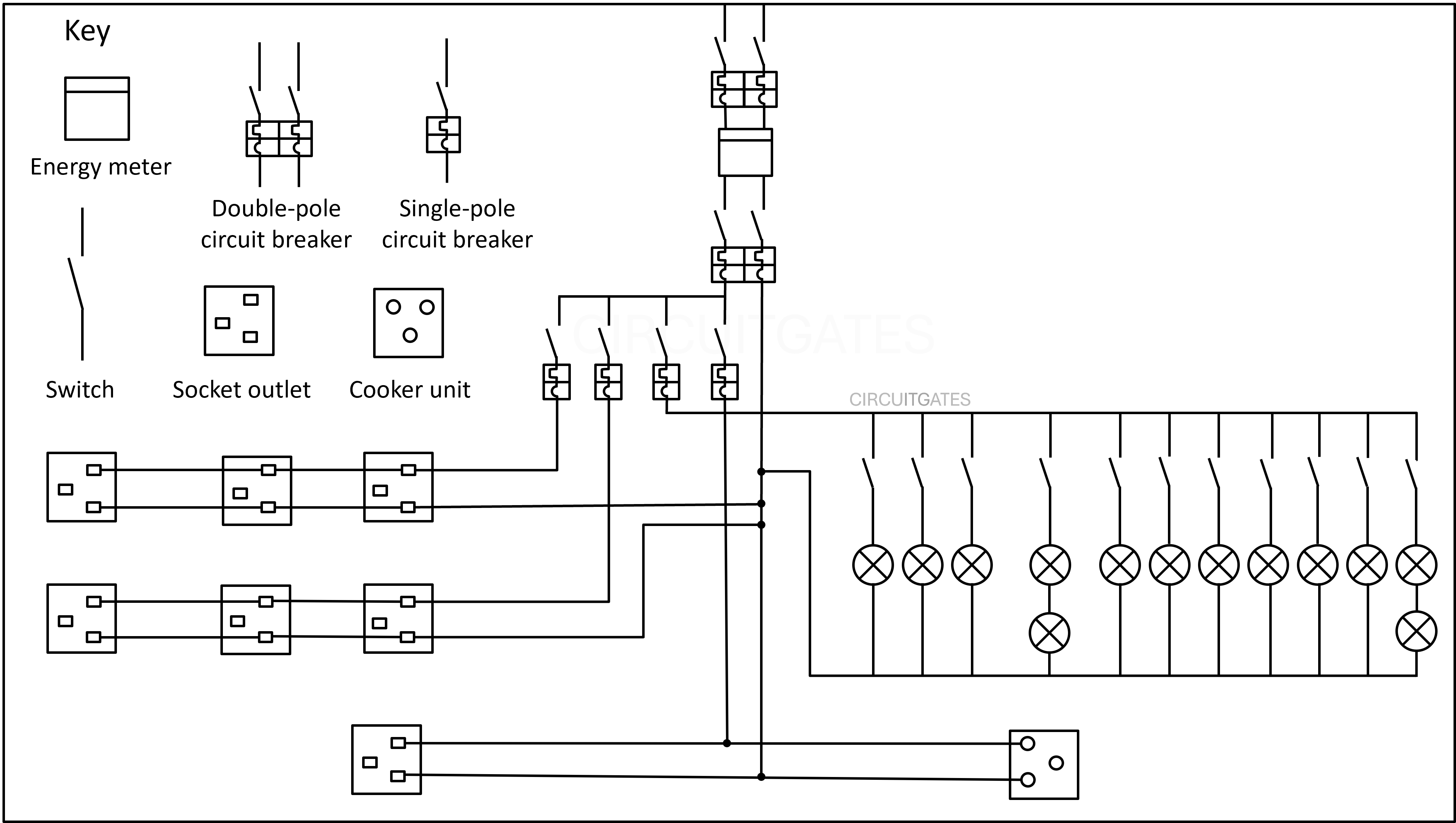 Electrical circuit diagram